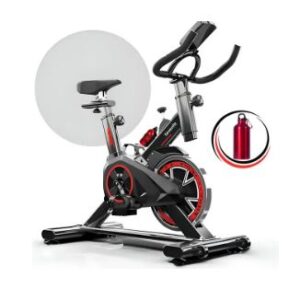 Bicicleta Ergométrica Fitness Cardio E Musculação Cor Preto 6kg