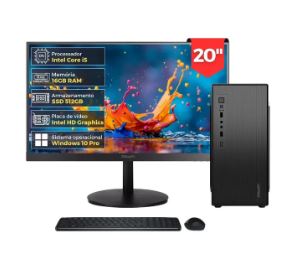 Computador Intel Core i5 4570 16GB RAM SSD 512GB