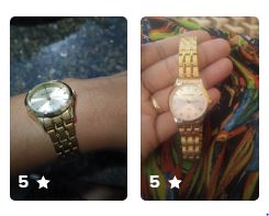 Relógio Mondaine Feminino Dourado com Colar e Brincos
