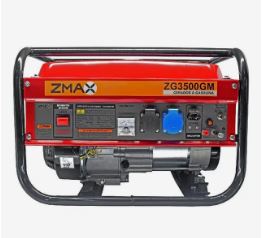 Gerador a Gasolina 3.5 KVA ZG3500 4 Tempos Bivolt Zmax