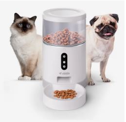 Comedouro-Automatico-para-Gatos-e-Caes Comedouro Automático Ração Gatos E Cães