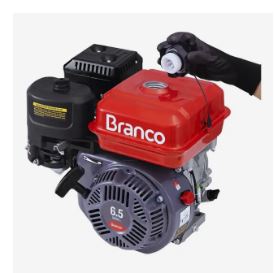 Motor Estacionário 6.5HP a Gasolina Branco