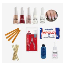 Kit de Manicure e Pedicure Para Unhas em Casa Barato Premium