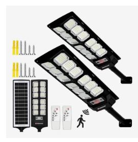 Kit 2 Luminárias Solar 700W IP67 com Sensor